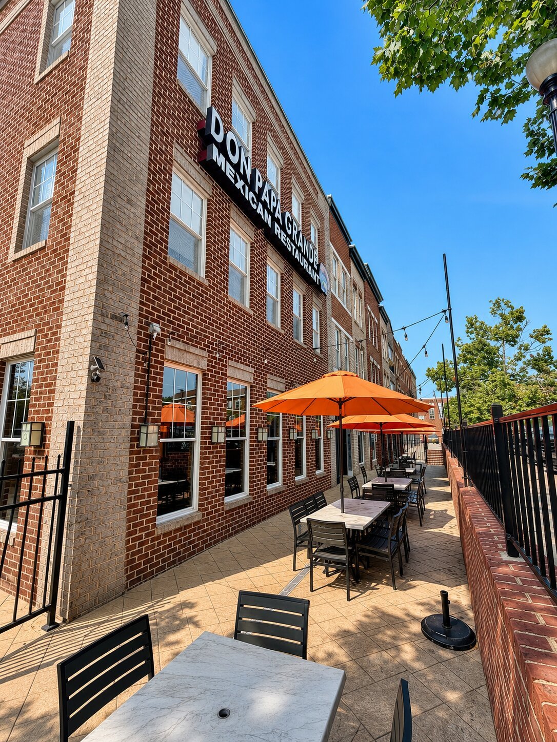 Exterior patio at Don Papa Grande